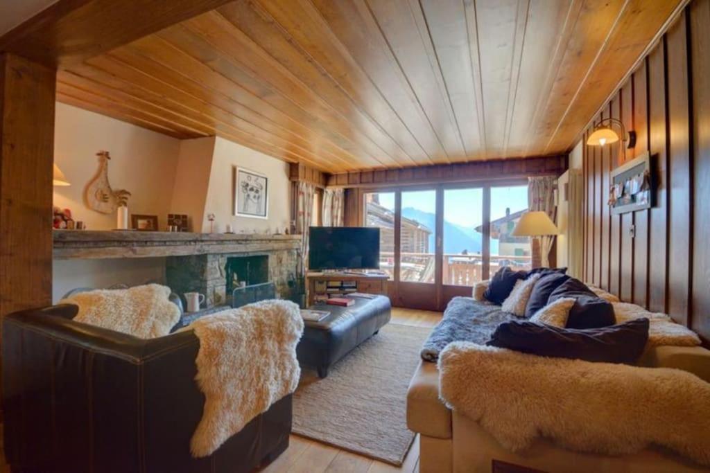 Ski-In, Chalet-Style Appt Central Verbier - 1 Min Walk To Lift Exterior foto