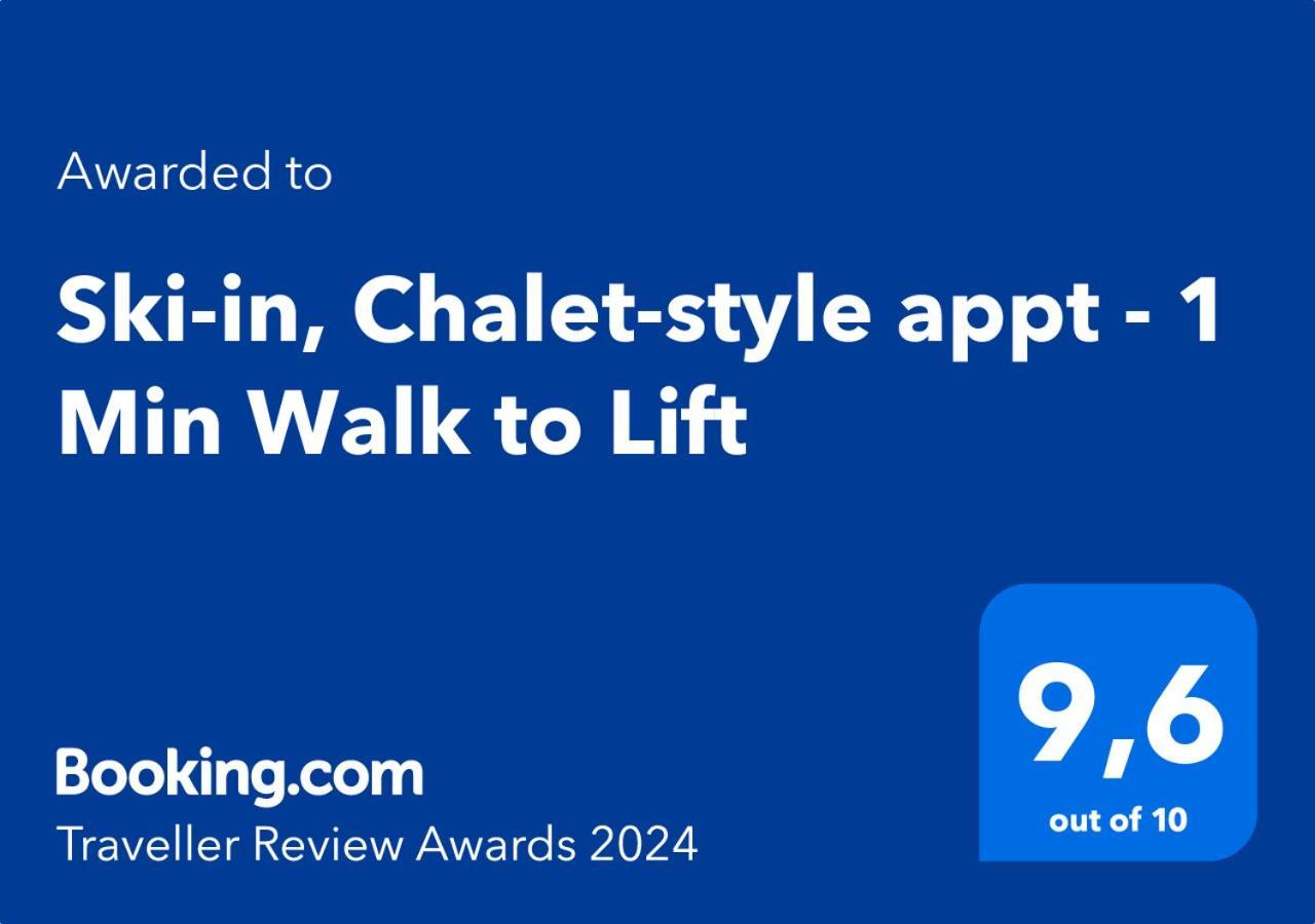 Ski-In, Chalet-Style Appt Central Verbier - 1 Min Walk To Lift Exterior foto