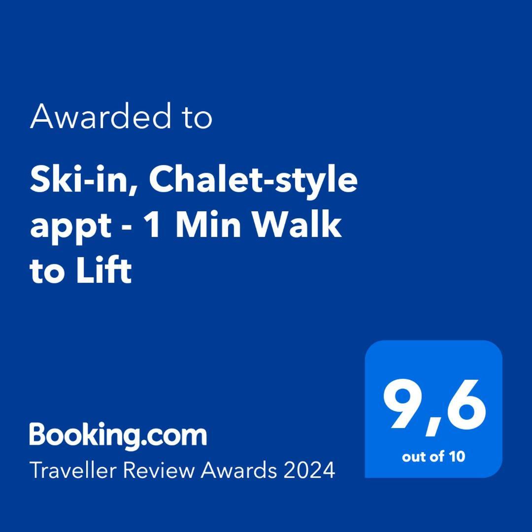 Ski-In, Chalet-Style Appt Central Verbier - 1 Min Walk To Lift Exterior foto